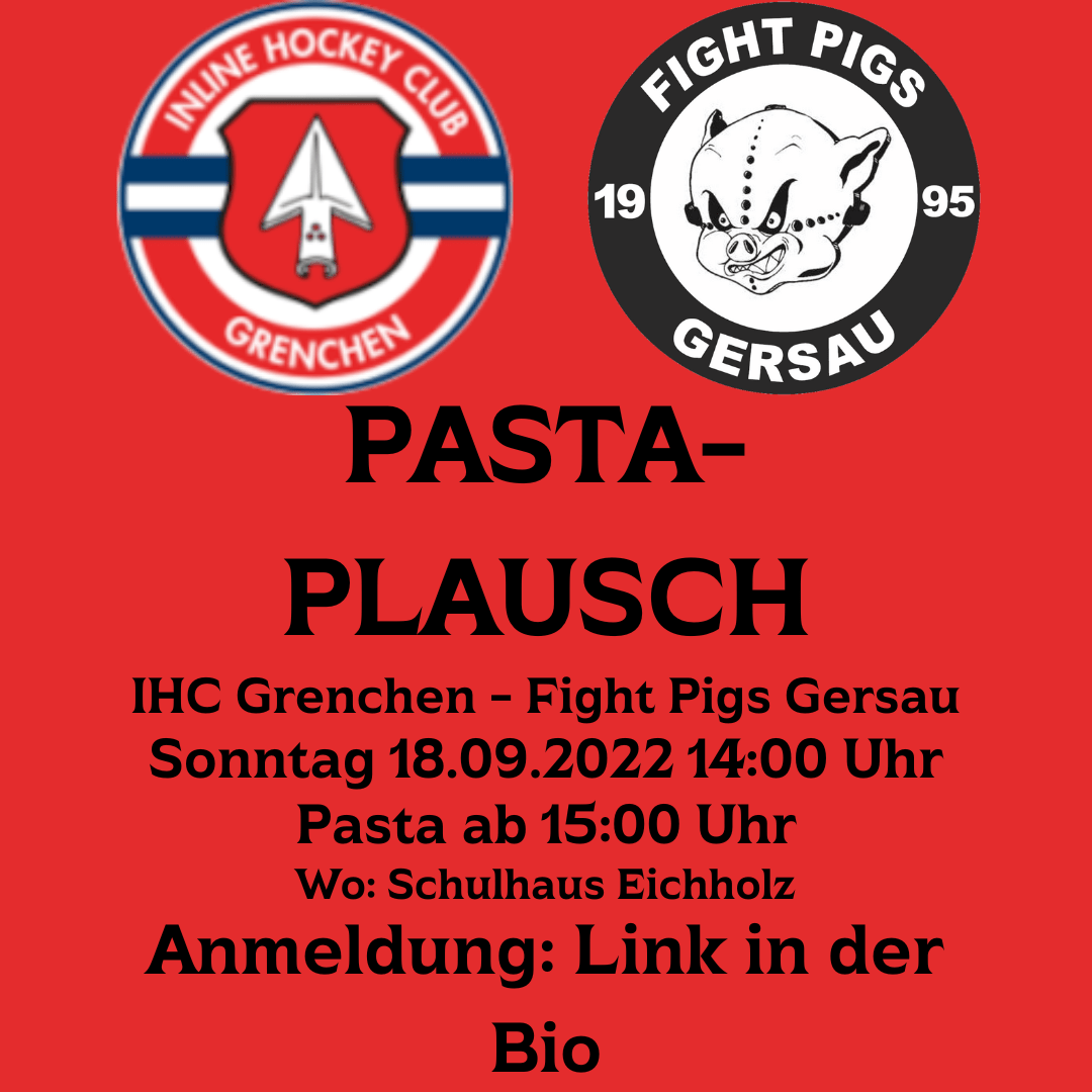 Pastaplausch gegen die Fight Pigs Gersau